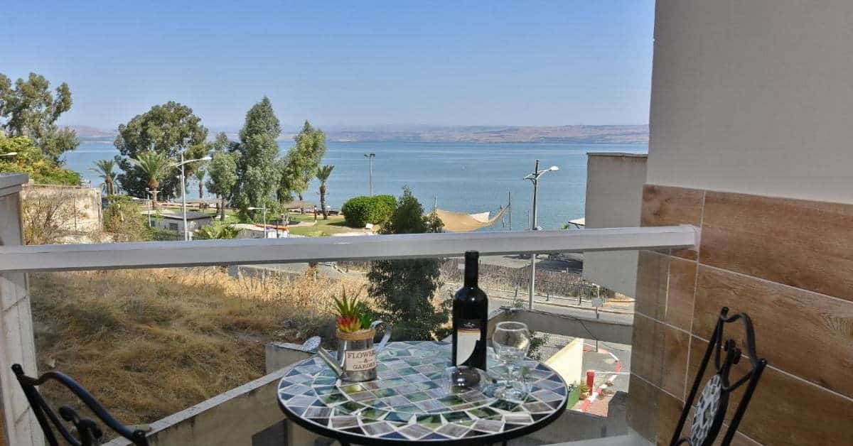 דירת בוטיק אגם כינרת טבריה