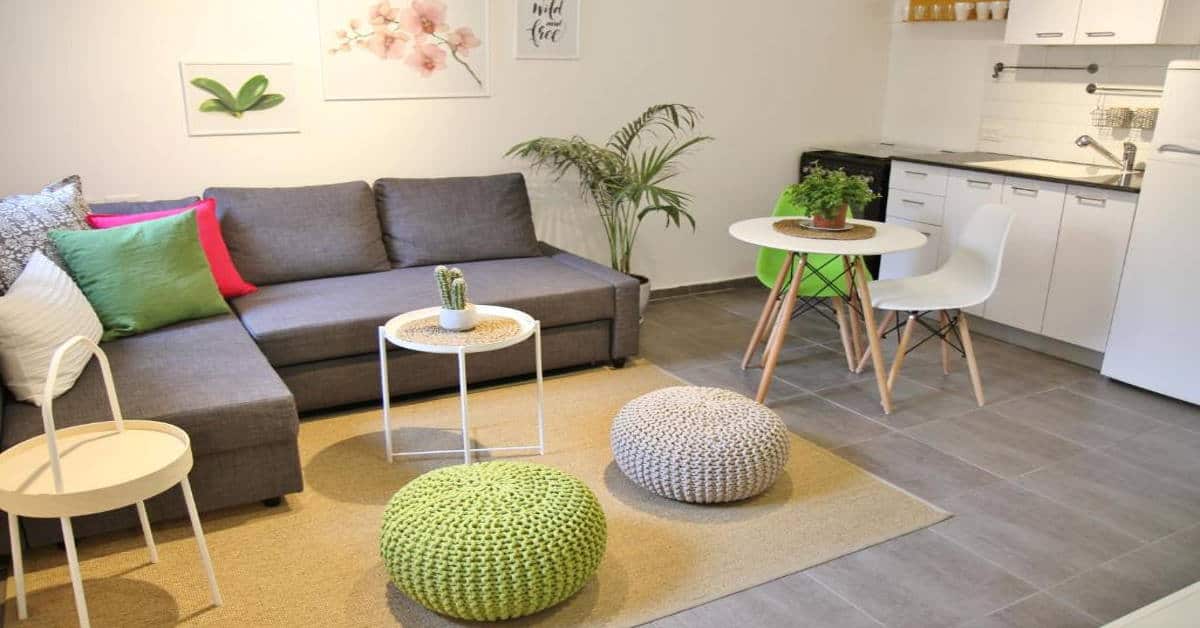 דירה חדשה ואופנתית עם שני חדרי שינה ומרפסת בלב פלורנטין תל אביב