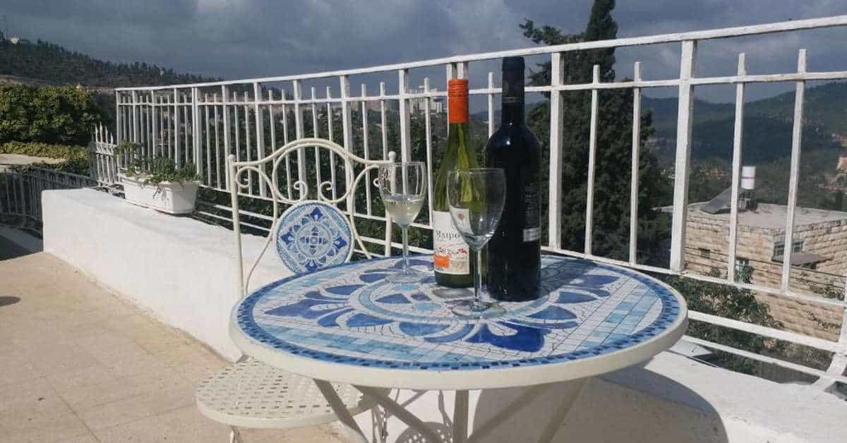 צימר אברהמי נוף לאגם ירושלים